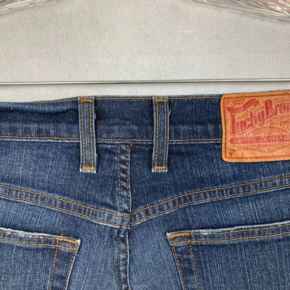 Lucky Brand Jeans Womens‎ Sz 6 28 Vintage Blue Denim Classic Fit